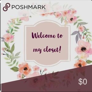 Welcome to my closet!